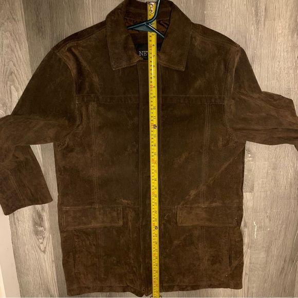 NEVADA Men’s Brown 100% Suede Leather Jacket (Size M- 38-40) - Picture 15 of 16